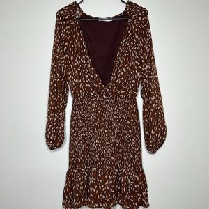 Balloon sleeve dress